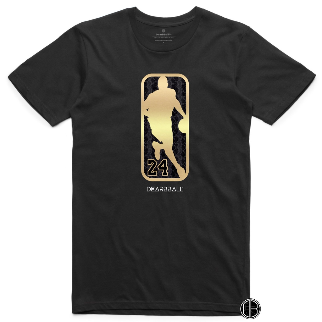 T-Shirt Mamba Logo Gold 24 Snake Skin Edition black