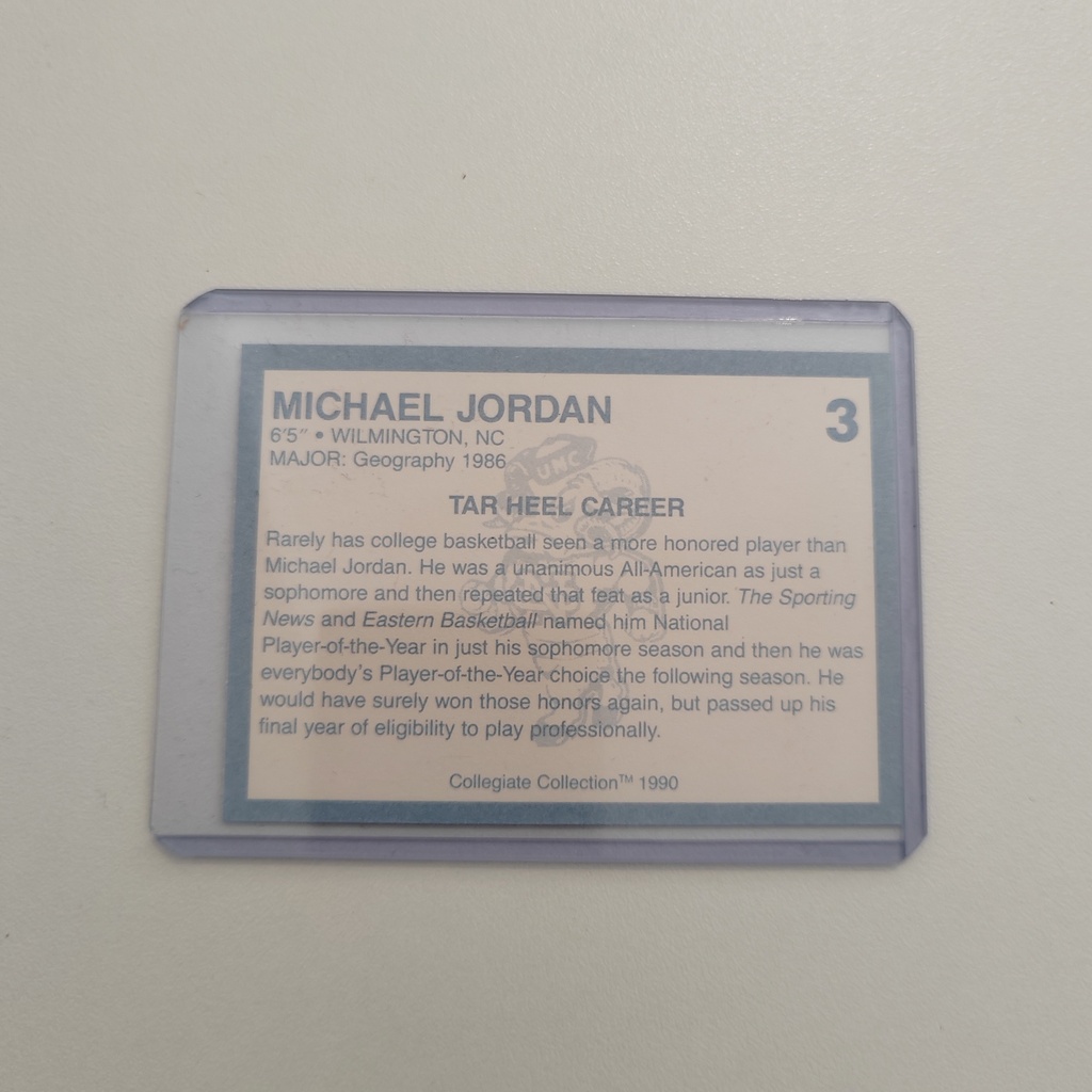 Michael Jordan North Carolina #3