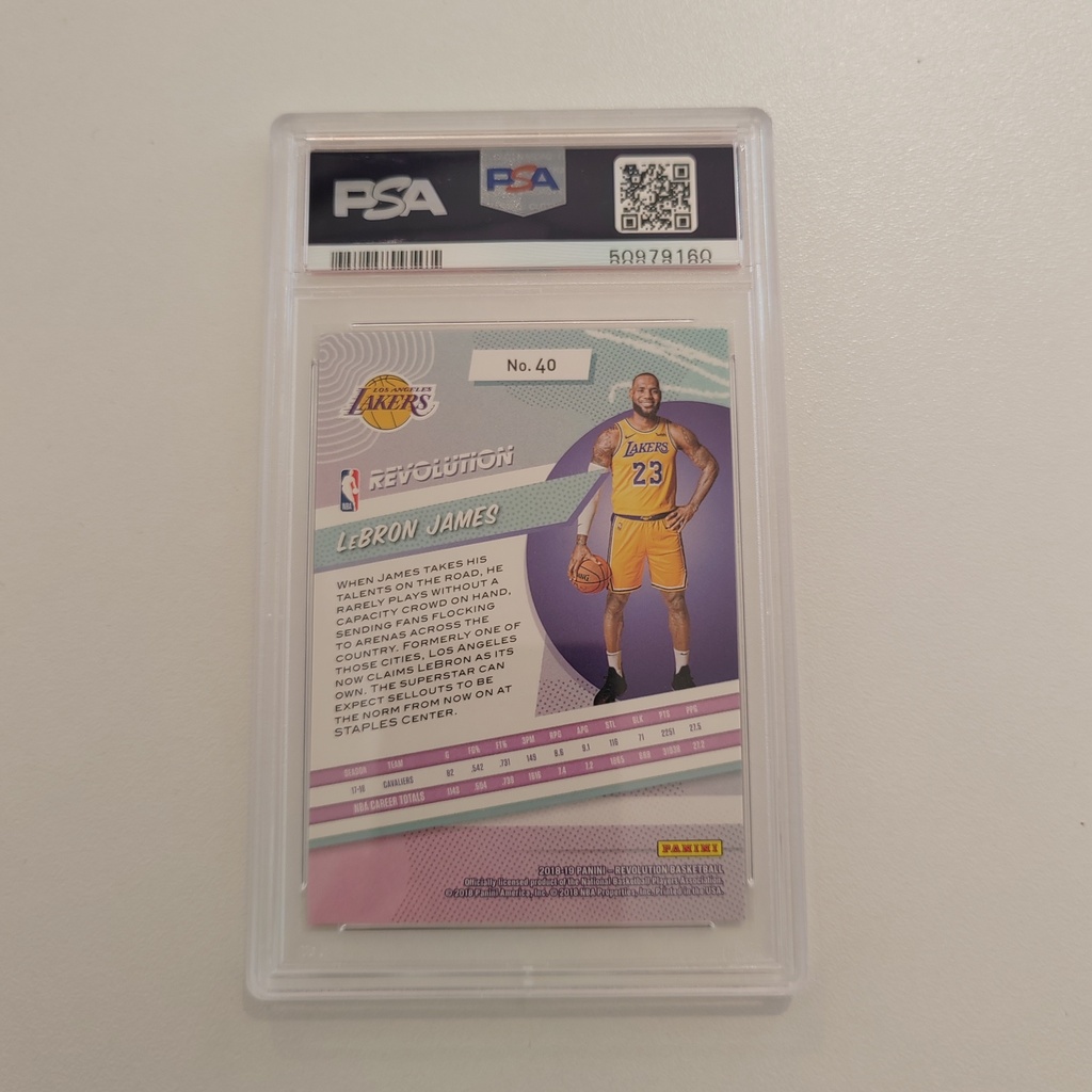 Panini Revolution Lebron James PSA 10