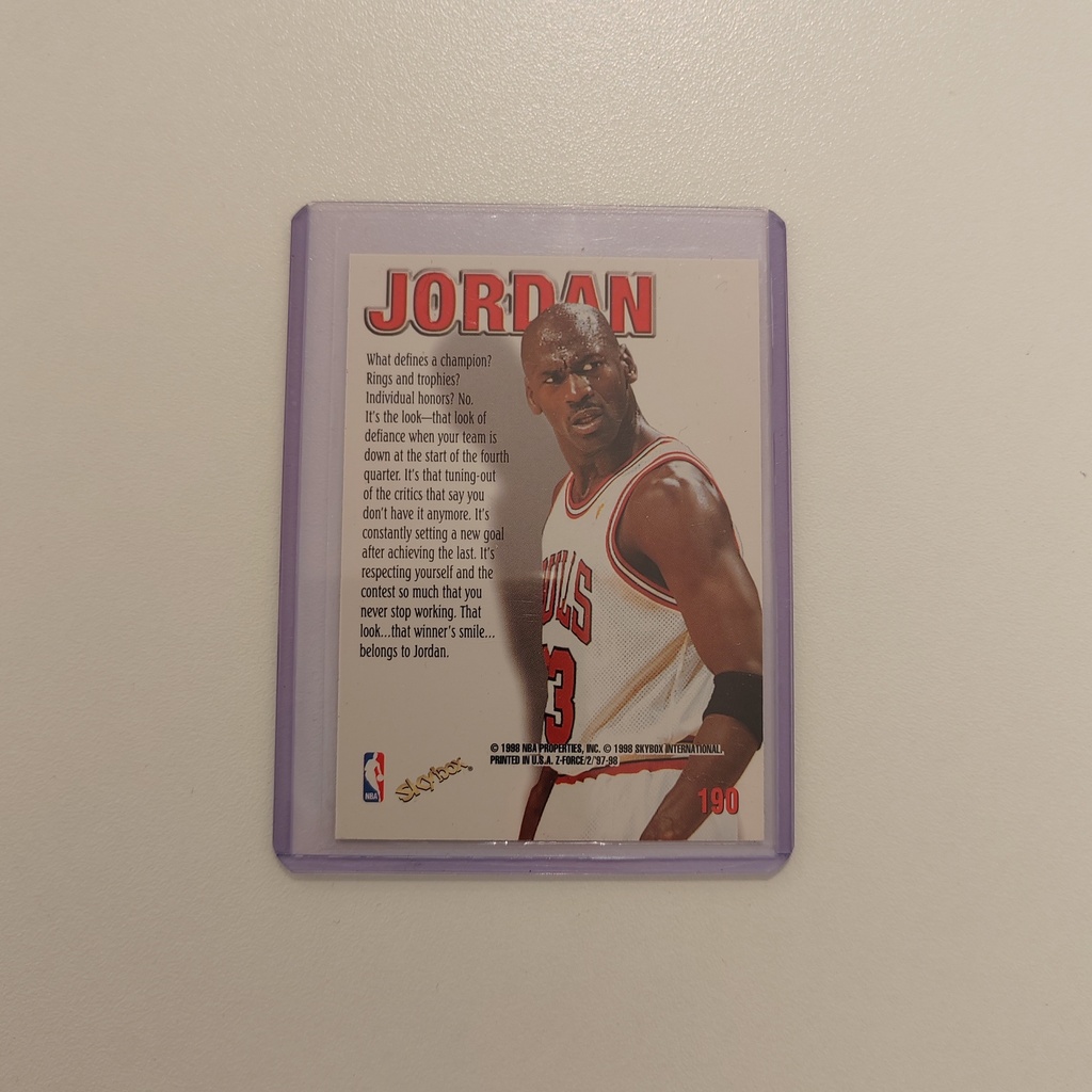 Skybox Zupperman Michael Jordan 