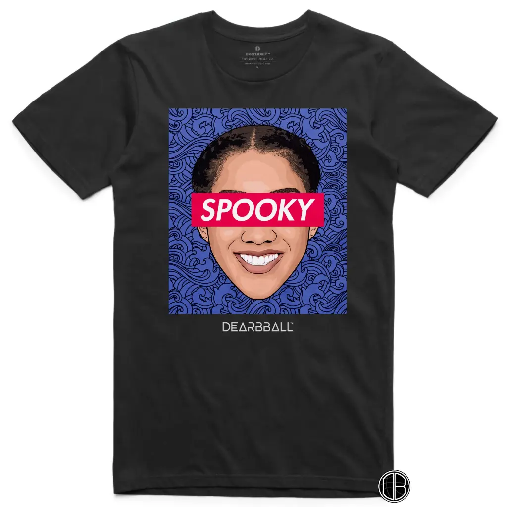 T-Shirt SPOOKY Tattoos Blue Edition black