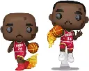 Funko Pop Clyde Drexler and Hakeem Olajuwon NBA Jam