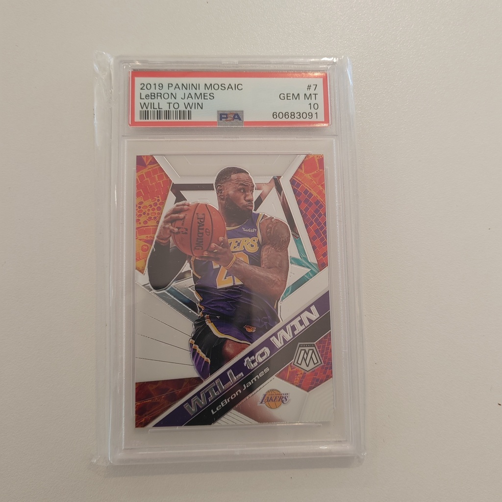 Panini Mosaic LeBron James Will To Win PSA 10