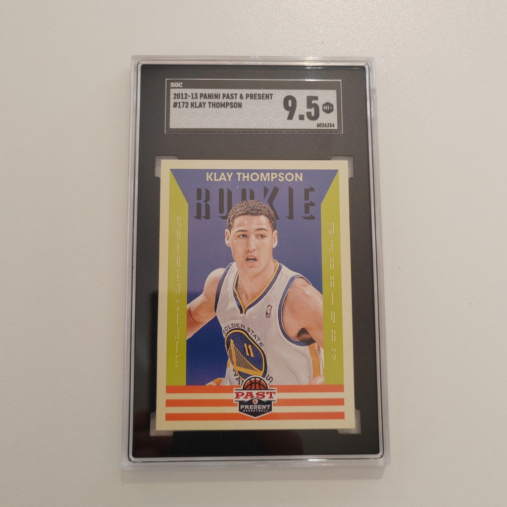 Panini Past & Present Klay Thompson SGC 9.5