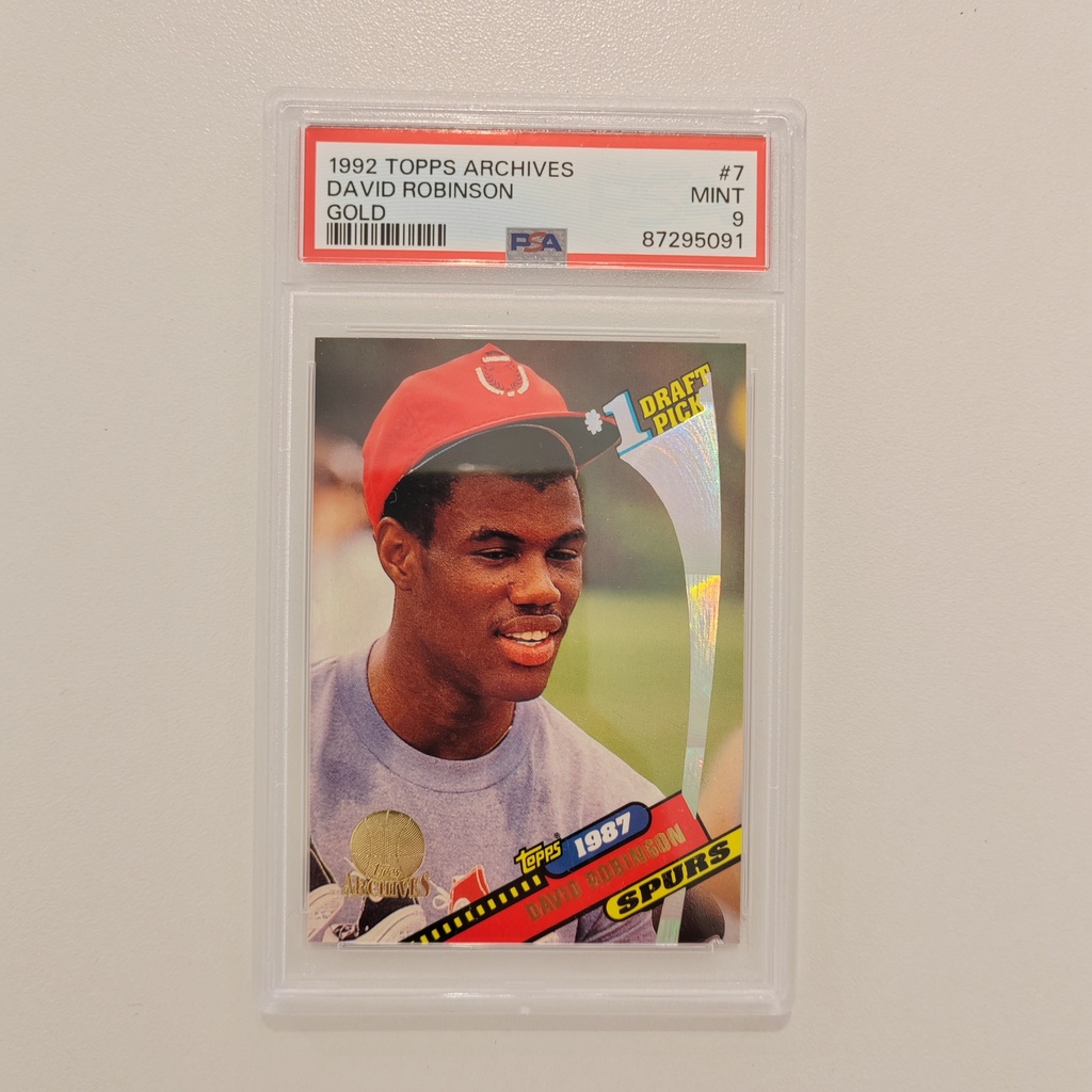 Topps Archives David Robinson Gold PSA 9