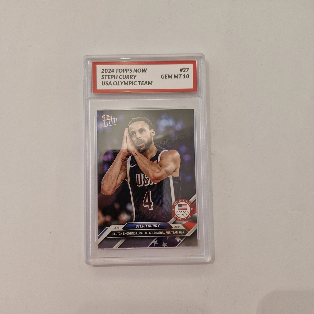 Topps Now Steph Curry USA Olympic Team #27 Grad 10