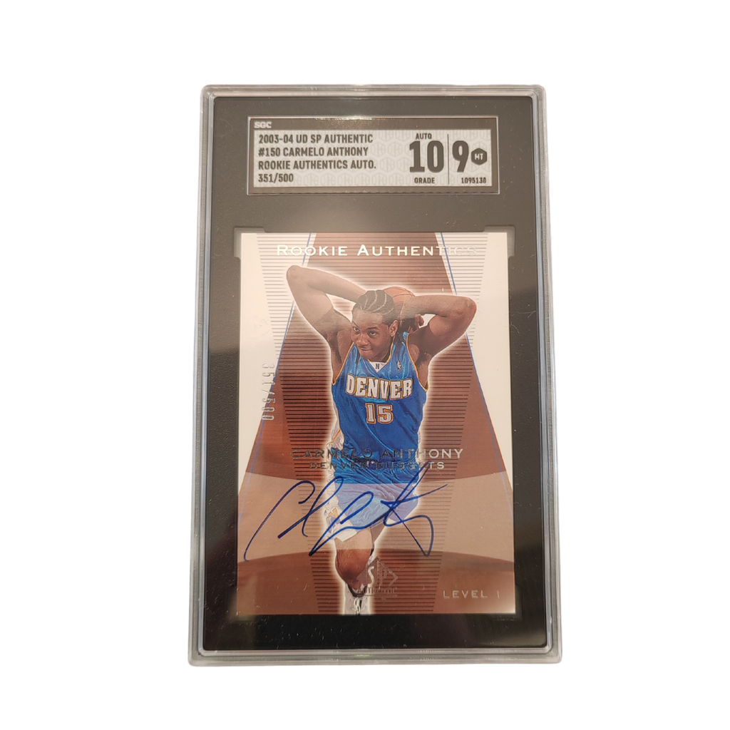 Rookie Authentics Carmelo Anthony Sign 