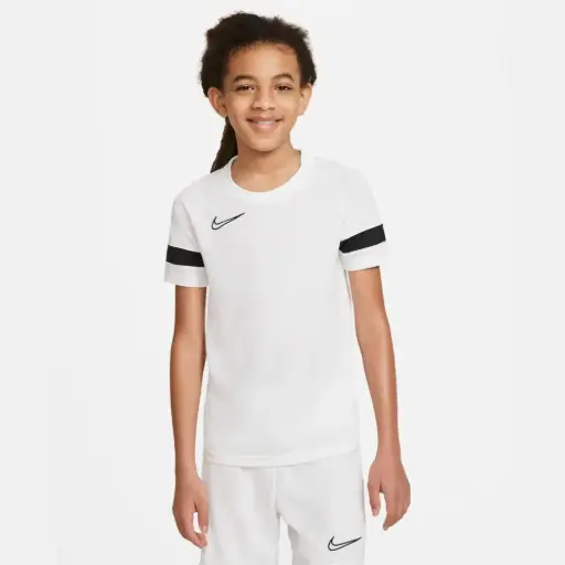 Tee Shirt Nike Dry fit bi color BLANC BLEU MARINE 