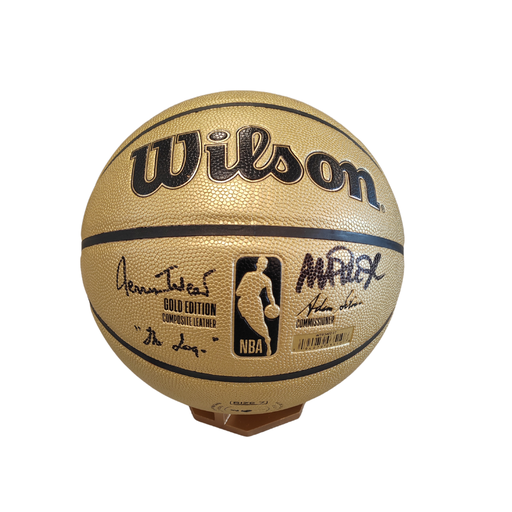 Wilson Gold Magic Johnson - Jerry West Sign