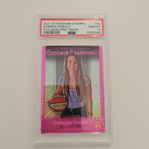 Upper Deck Goodwin Champs Sabrina Ionescu PSA 10