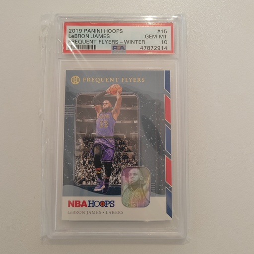 Panini Hoops LeBron James PSA 10