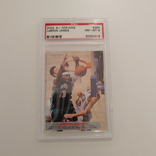 S.I. For Kids Lebron James PSA 8