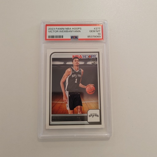 Panini NBA Hoops Victor Wembanyama PSA 10