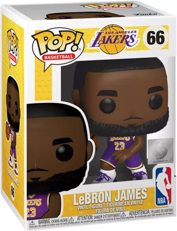 Funko Pop 66 LeBron James - Maillot Mauve