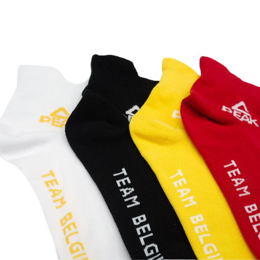 Chaussettes courtes Peak Team Belgium (Pack de 4)